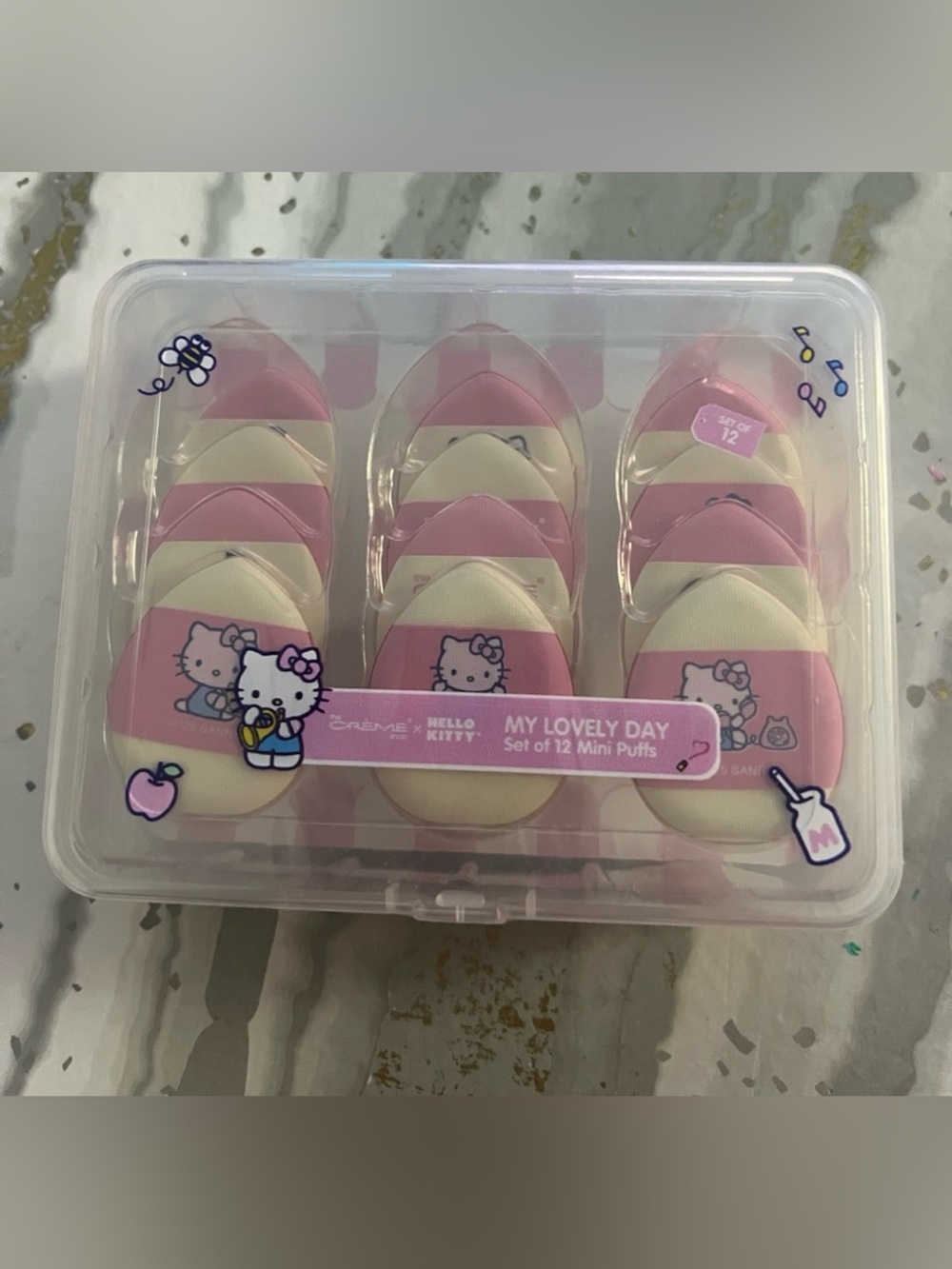 Hello Kitty x The Crème Shop Mini Makeup Puffs Set 💕🎀 - Picture 2 of 4
